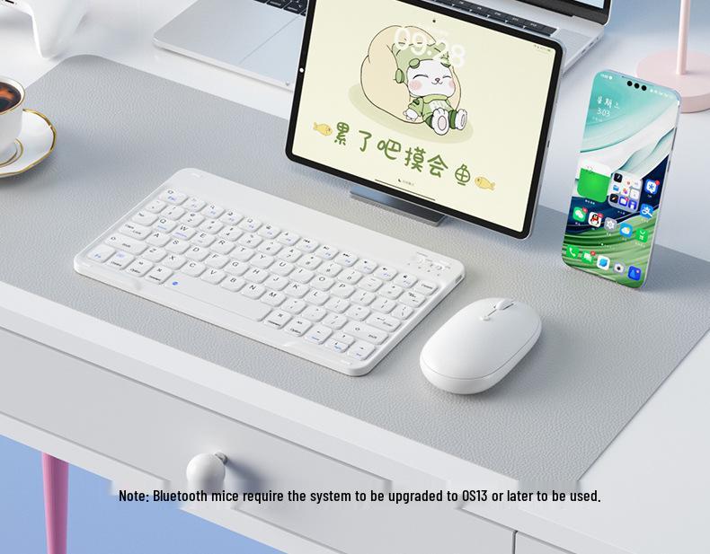 BOW HANGSHI X19 Universal Bluetooth Keyboard for Tablets & Phones