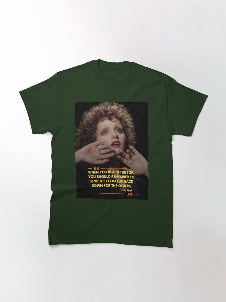 Édith Piaf Edith Piaf Quote Painted HD Art Classic T-Shirt
