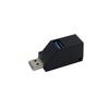 3-Port USB3.0 Power Strip Docking Station with Three-outlet Hub