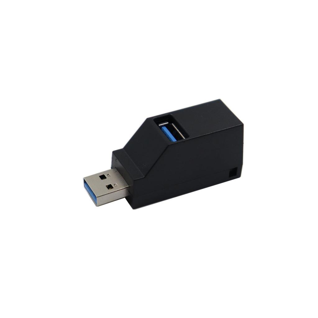 3-Port USB3.0 Power Strip Docking Station with Three-outlet Hub