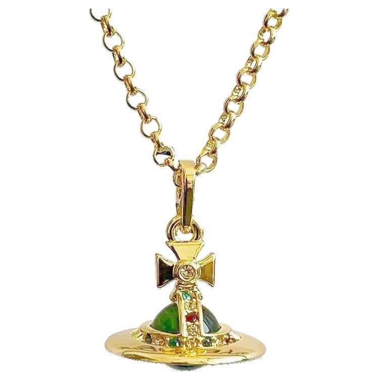 

Vivienne Westwood Logo Necklace Women necklace Gold 63020225-02R696-CN Basic Packaging-Dust Bag+Box