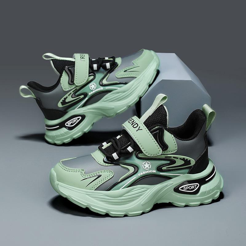 Children's Shoes Little Boys Basketball Shoes 2025 New Four-season Wear-resistant and Non-slip Sports Shoes Boys' Actual Combat Sneakers