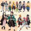1-6pcs Anime Demon Slayer Kimetsu No Yaiba Figure Kamado Tanjirou Action Figure Agatsuma Zenitsu Nezuko Warrior PVC Model Toys