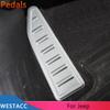 Alumnium Alloy Car Dead Pedal Fußstütze Pedal Protectove Pedalabdeckung für Jeep Renegade 2014 – LHD-Innenraum