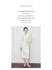 Elegant Lace Peter Pan Collar Long Sleeve Cotton Shirt - Women's Fashion 