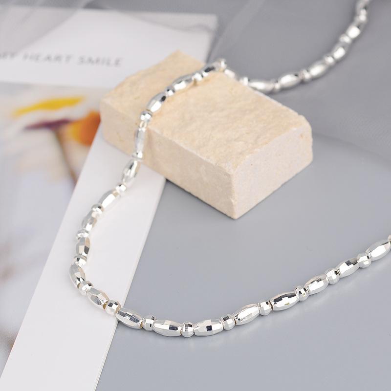 

Wind Irregular Prism Square Necklace Men S And Women S Personality Niche Simple Design Versatile Necklace Jewelry