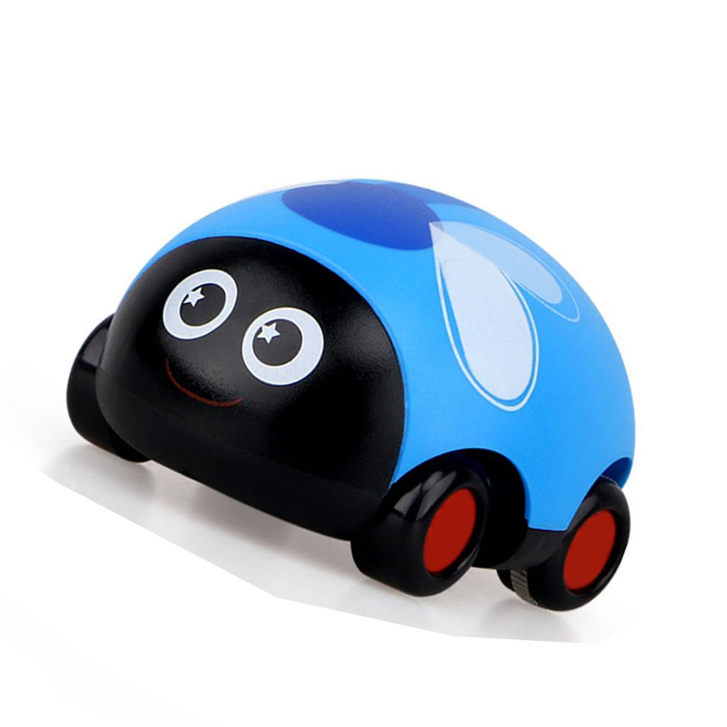 Kids Pull Back Vehicle Cute Look Impact Resistant Plastic Miniature Pull Back Car Toy Model for