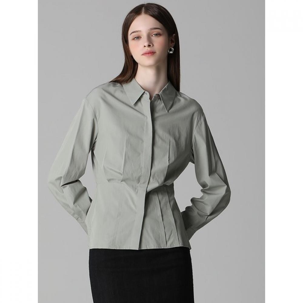 

She S Miss Get Цена аренды плиссированной рубашки 138 000 вон brown (BR)/55