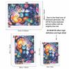 Cute Cats Full Round Drill Diamond Painting Kit DIY Sparkle Art Canvas for Adults Relaxing Craft and Home Decoration Gift Idea Set
