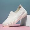 2025 Breathable Loafers Women Spring Summer Slip On Knitted Sports Shoes Woman Anti Slip Soft Sole Walking Shoes Lady