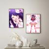 Anime O-Oshi No Ko Hoshino Ai Poster HD art muro adesivo impermeabile casa soggiorno bar decorazione