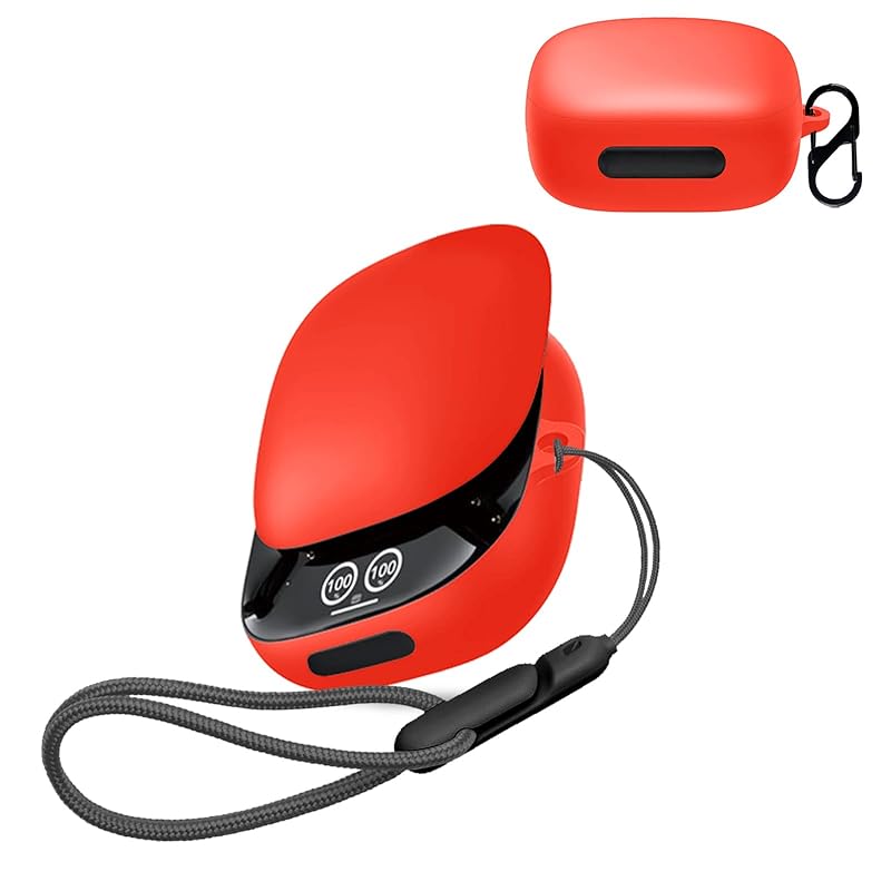

Anker Soundcore Liberty 4 Pro for case cover [NOUKAJU] wireless earphones silicon protective case (With carabiner + strap included) ) Fall prevention