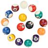 16 ST Miljövänliga 38MM Harts Barn Biljardboll Leksak Mini Poolbordstillbehör
