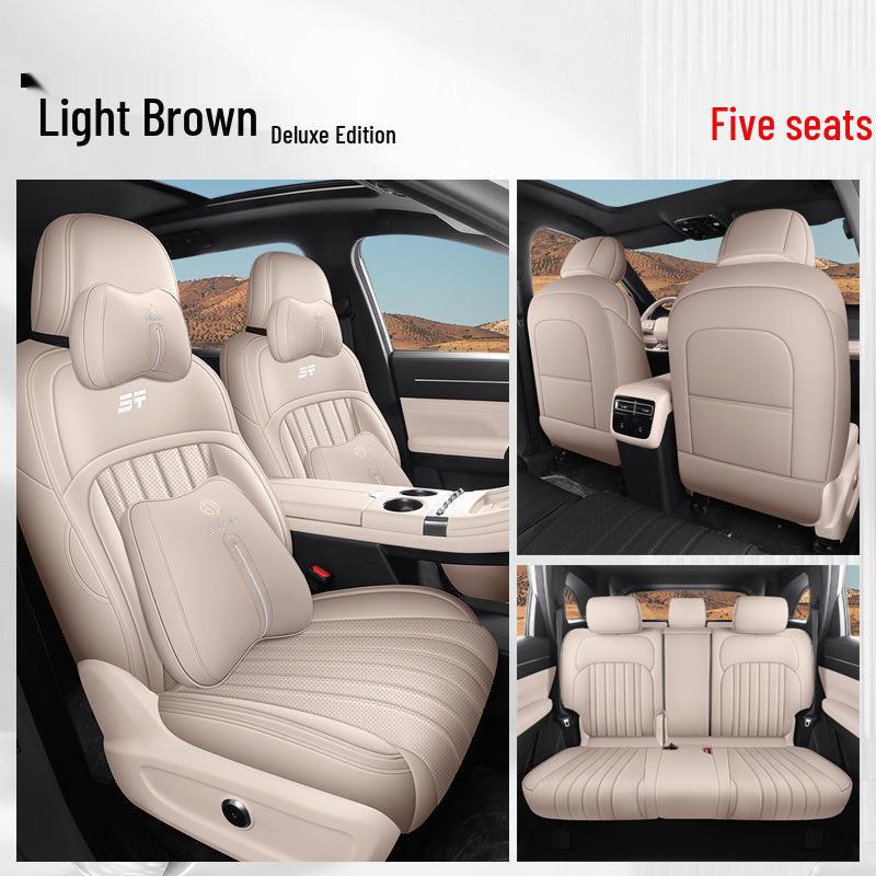 Universal All-Season Leather Seat Cover for Geely Galaxy Starbright 8
