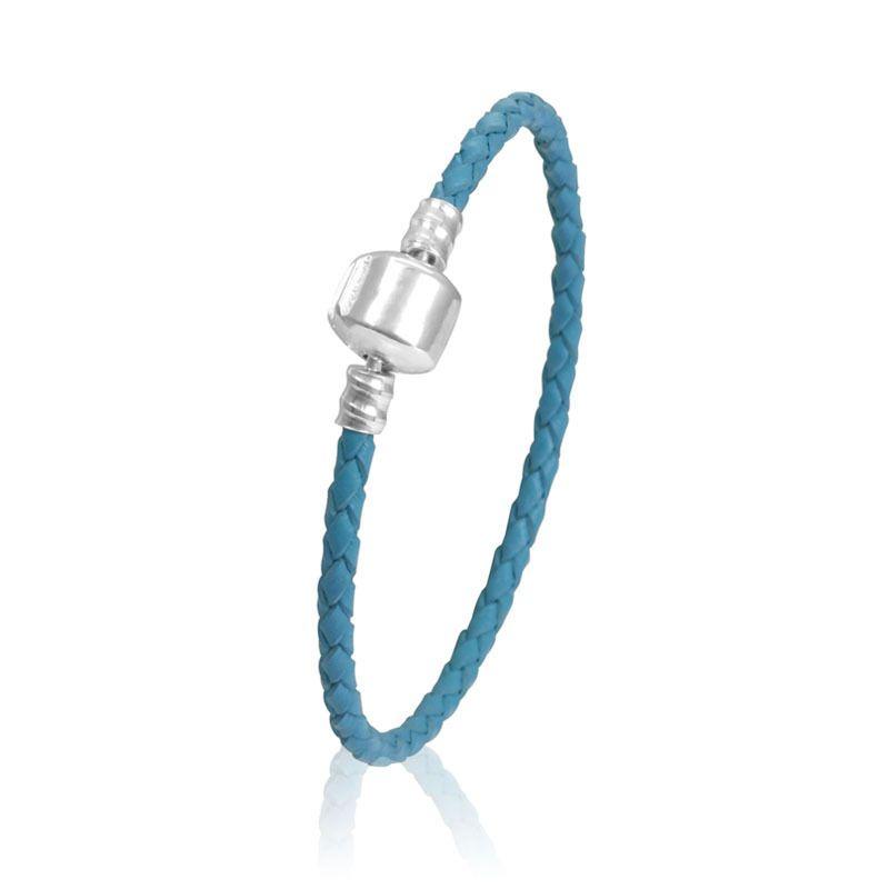 Stylish Unisex Braided Leather Bracelet With Durable Titanium Steel Magnetic Clasp