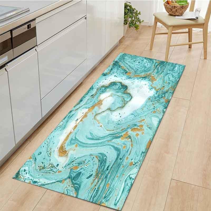 Entrance Doormat Kitchen Carpet Bedroom Floor Balcony Decoration Long Rug Custom Made Home Bath Door Hallway Anti-Slip Foot Mat