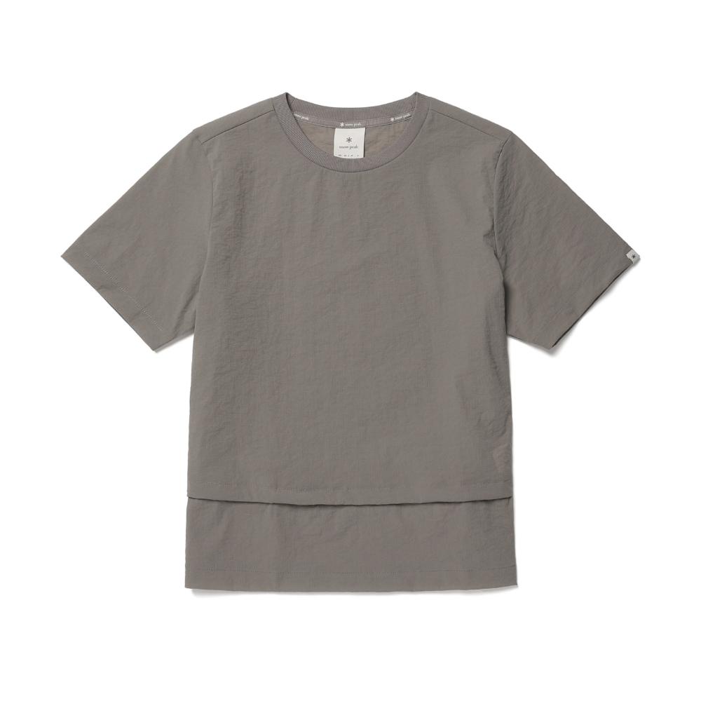 SNOWPEAK Minute Women's String Short-Sleeve T-shirt Vintage Gray (S26MWFTS73)