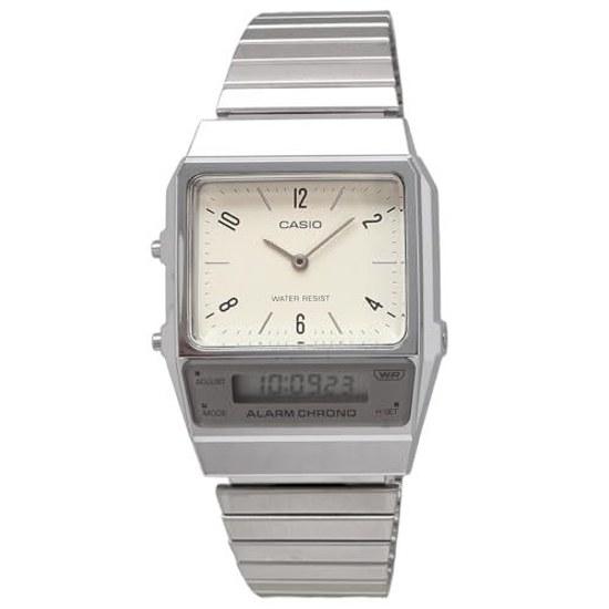 CASIO Standard Analog-Digital Quartz Watch AQ-800E-7A2 Unisex Off-White Overseas Model
