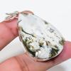 Pendente in Argento Sterling 925 con Pietra Preziosa di Diaspro Oceanico Naturale 2,25" AP-15949