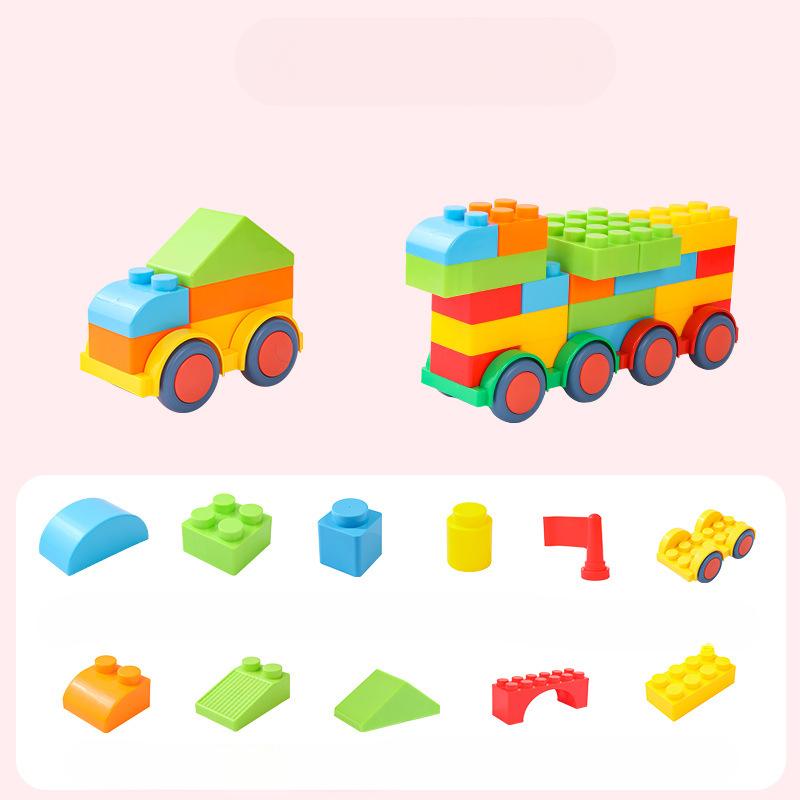 Kindergarten Construction Large Building Blocks Early Education Center Assembly Toys Educational Extra Large Building Castle Building Block Toys