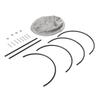 Elevated Cat Hammock Bed Comfortable Breathable Removable Raised Standing Pet Sleeping Bed for Home Grey