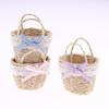 1/12 Dollhouse Cute Mini Rattan Hand Basket Model Dollhouse Kitchen Accessories Dolls House Decoration Toy Pretend Play Toys