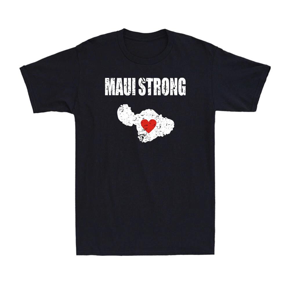 Men s and Women s T-shirts Pray for Maui Hawaii Strong Shirt Novelty M