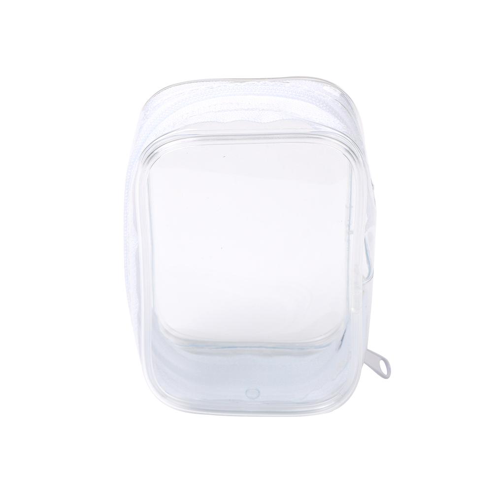 Portable Transparent PVC Organizer Box Bag Toy Storage Zipper Pouch for Doll Toy