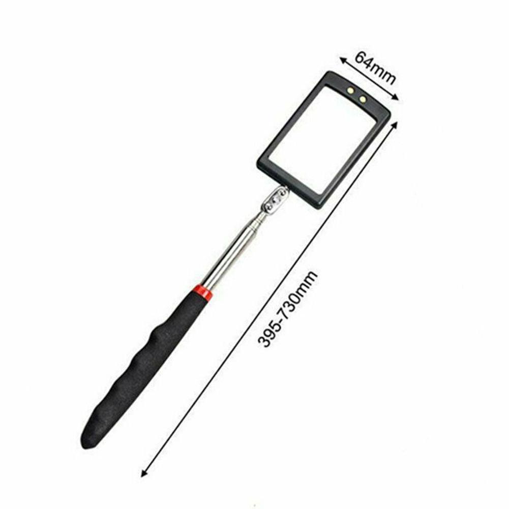 Extendable Inspection Mirror Illuminate LED Lighted