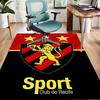1pc Football Team Design Area Rug - Non-Slip, Soft & Cozy Floor Mat for Living Room, Bedroom, Office - Indoor/Outdoor Decorative Carpet