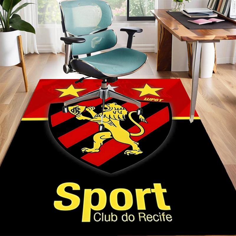 1pc Football Team Design Area Rug - Non-Slip, Soft & Cozy Floor Mat for Living Room, Bedroom, Office - Indoor/Outdoor Decorative Carpet