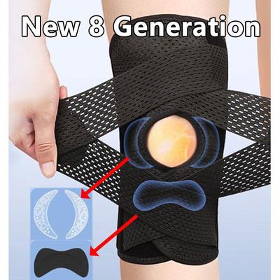 Verstärkte Meniskus-Knieschützer, vollständiger Schutz, Kniestütze, für Herren und Damen, Beschützer, Sport-Kniebandage