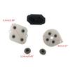 5Pieces Conductive Rubber Silicone Pads Controller Repairs for SNES Controller Keypads Replacement Part