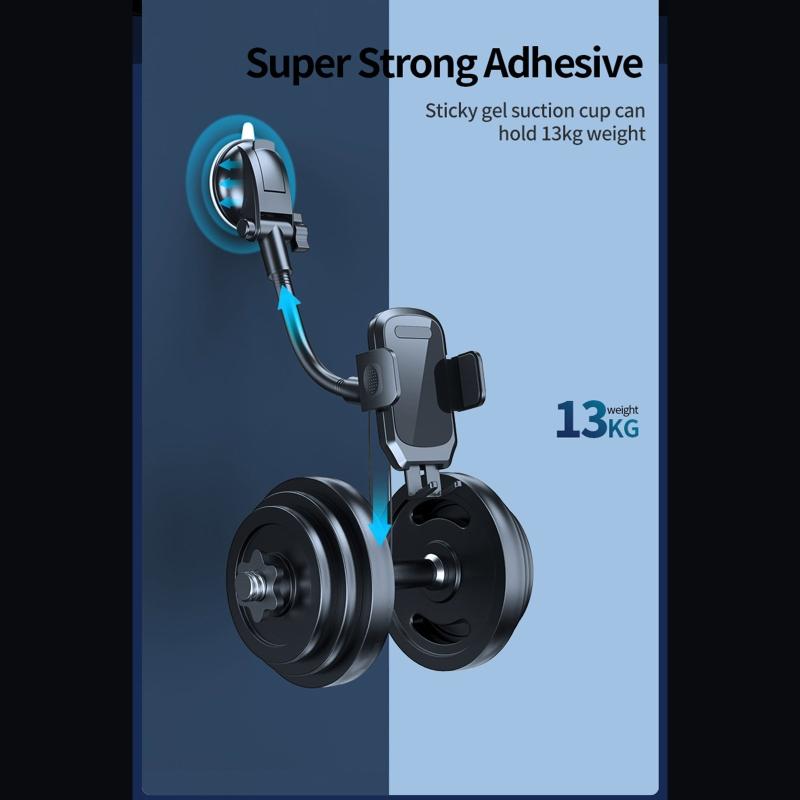 Auto Handyhalterung Windschutzscheibenhalterung für 110mm Breite Geräte Armaturenbrett Robuster Ständer Halterung