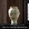 Wabi-Sabi Retro Ceramic Vase for Living Room or Tea Room – Vintage Chinese Style Flower Arrangement Ornament