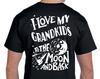 I Love My Grandkids To The Moon And Back Grandpa Grandma Unisex T-shirt Gift For Grandparents