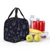 Scientific Experiment Element Style Insulated Lunch Bag for Women Children Portable Food Boxes Thermal Lunch Box Tote