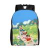3D Print Crayons Shins Chans Backpacks for Girls Boys Cartoon College School Travel Bags Women Men Bookbag Fits 15 Inch Laptop