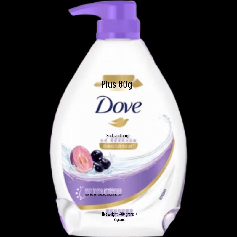 DOVE Gentle Brightening Body Wash & Shampoo Set