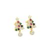 925 Sterling Silver Needle Christmas Tree Earrings New Trendy Temperament Ear Jewelry Ins Simple Niche Design Color Zirconium Earrings 2026
