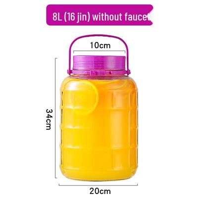 Sealed Glass Fermentation Jar