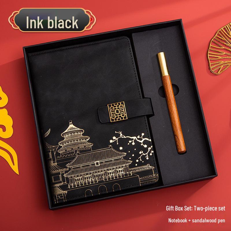 Guochao A5 Business Notebook Gift Set – Customizable Souvenir Diary