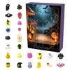 Halloween Desk Decorations Advent Calendar 2026, 24 Pcs Mini Squeeze Figures Countdown Calendar, Squishy Sensory Toys Slow Rising Stress Relief Toys,