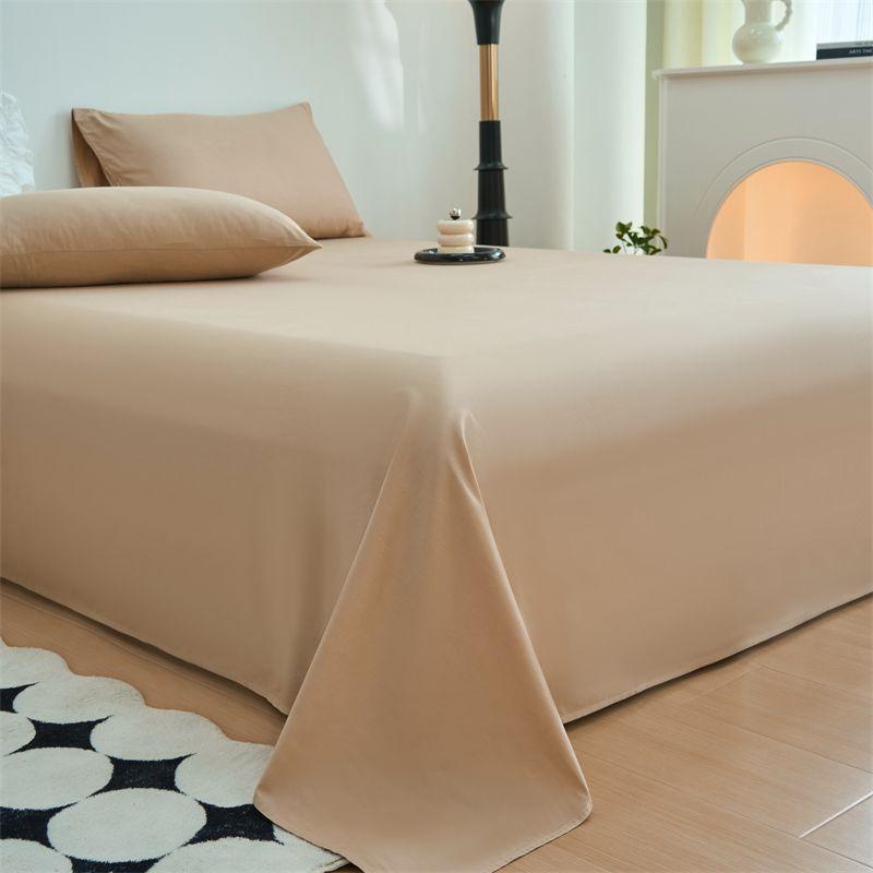 New Ins Minimalist Bed Sheet, Skin-friendly Anti-pilling Bedding for Home & Dormitory, Single Double Size