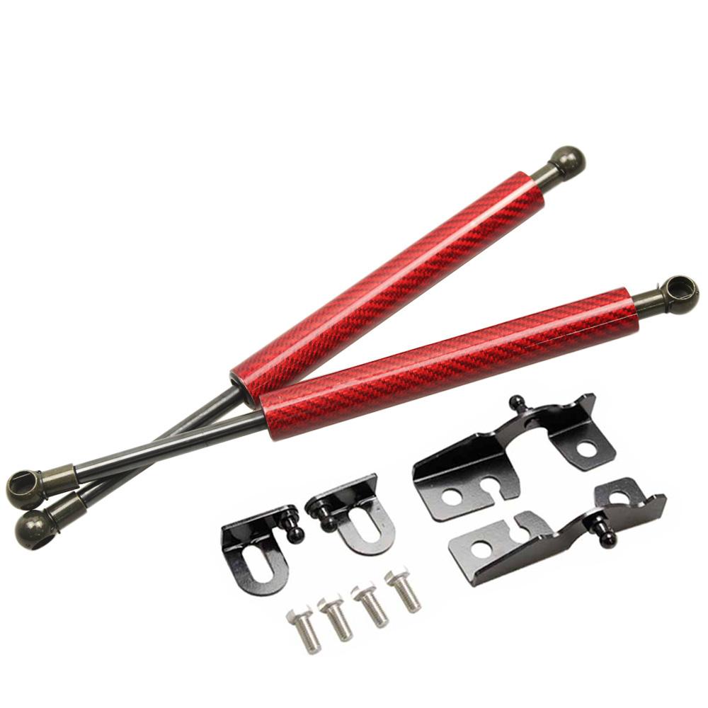 For 2015- Fiat 124 Spider Front Bonnet Hood Modify Gas Struts Carbon Fiber Spring Damper Lift Support Absorber
