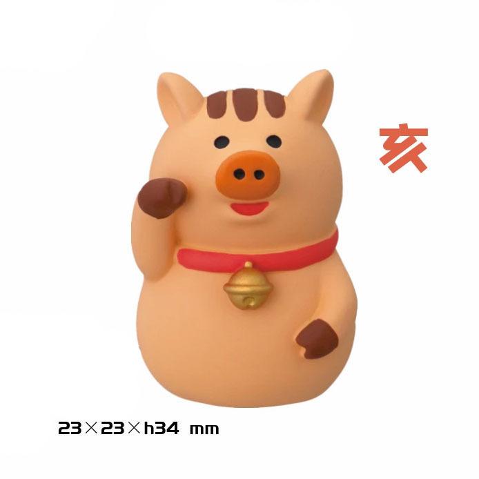 Japan Zakka  twelve zodiac animals Scene Decoration Bookshelf Decoration Collectible Home Decor Resin Craft Toy Japan Ornaments