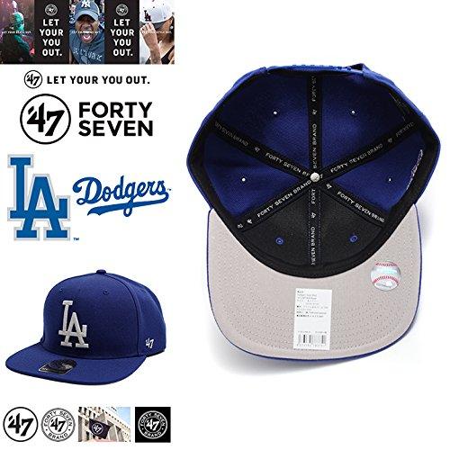 [B-SRS12WBP-RY] DODGERS SURE SHOT '47 CAPTAIN ROYAL, 47BRAND Baseball Ball Cap, MLB, LA Dodgers, Authentic