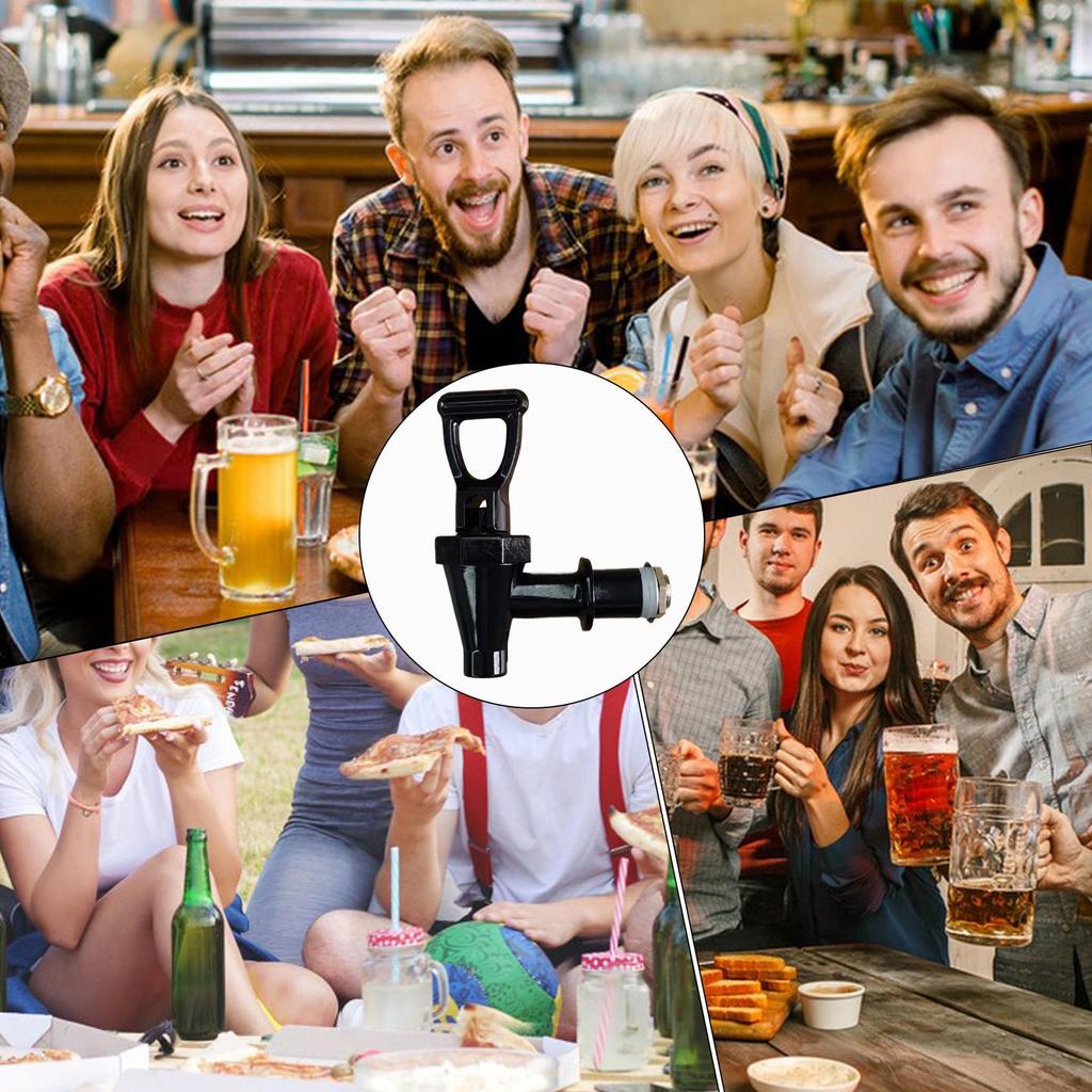 Plastic Water Spigot Beverage Dispenser Tap Milk Tea Bucket Faucet Jug Spout Cooler Outdoor Water Spigot Juice Jug Spigot