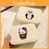 Sanrio Kt Cat Jewelry Storage Box With Leather Material For Gift Giving