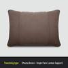 Breathable Suede Car Headrest and Lumbar Support Pillows for All Seasons